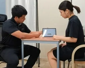 体験後の振り返りとプラン説明